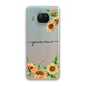 Zonnebloemen: Xiaomi Mi 10T Lite 5G Transparant Hoesje