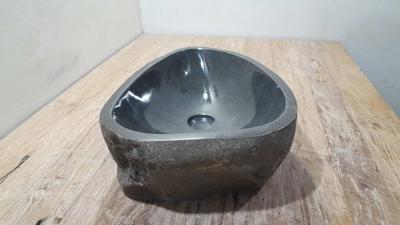 Waskom riviersteen RL250378, 51x36x15 cm