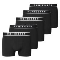 Schiesser Boxershorts 95/5 zwart 5-pack