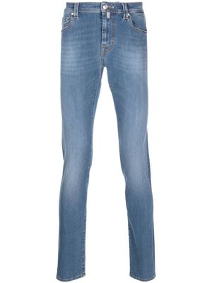 Sartoria Tramarossa jean slim à taille basse - Bleu