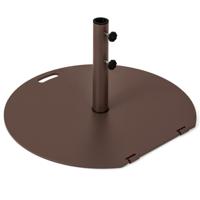 Zonneschirmstandaard 23 kg Parasolstandaard met Wielen en Handvat Ronde Parasolgewicht voor Parasolstangen van 41/50 mm
