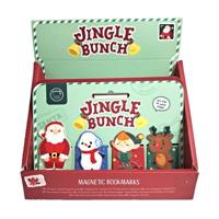 Jingle Kerstmis Magnetische Boekenlegger Set