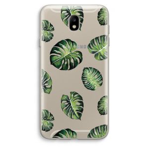 Tropische bladeren: Samsung Galaxy J7 (2017) Transparant Hoesje