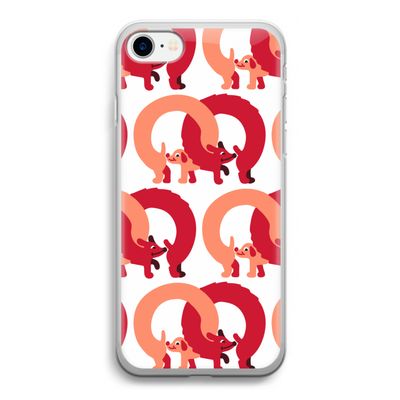Dogs: iPhone SE 2020 Transparant Hoesje