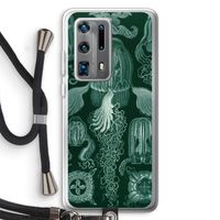Haeckel Cubomedusae: Huawei P40 Pro Plus Transparant Hoesje met koord