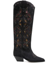 ISABEL MARANT bottes Denvee 40 mm en daim - Noir