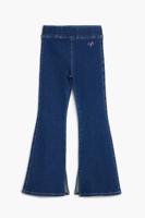 Uitlopende legging met denimlook - BLUE - 13/14