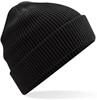 Beechfield CB52N Organic Cotton Waffle Beanie - Black - One Size