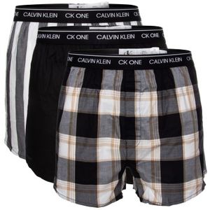 Calvin Klein 3 stuks One Cotton Slim Fit Boxer * Actie *