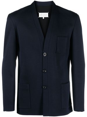Maison Margiela manteau Milano à simple boutonnage - Bleu