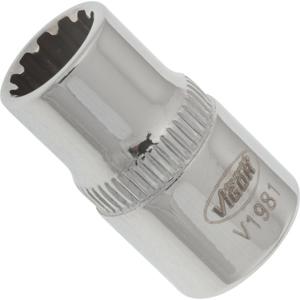 Vigor VIGOR V1981 Dop (zeskant) Dopsleutelinzetstuk 8 mm 1/4 (6.3 mm)