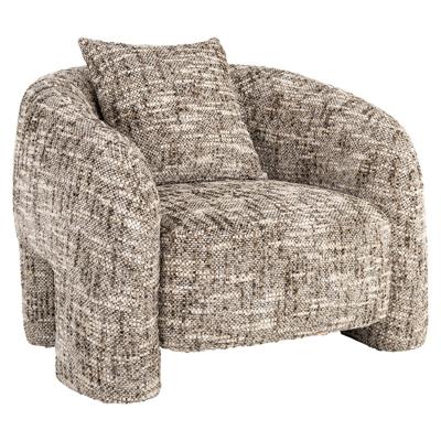 Richmond Fauteuil 'Tuscany' Omara stof, kleur Bruin