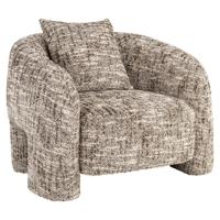 Richmond Fauteuil 'Tuscany' Omara stof, kleur Bruin