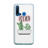 I love cacti: Huawei P20 Lite (2019) Transparant Hoesje