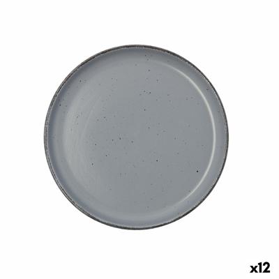 Dessertbord Quid Duna Grijs Keramisch 20 x 2,5 cm (12 Stuks)