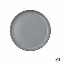 Dessertbord Quid Duna Grijs Keramisch 20 x 2,5 cm (12 Stuks)