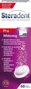 Steradent Steradent Reinigingstabletten whitening 60 tabletten