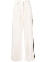 Peter Do jean ample à taille haute - Blanc