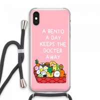 Bento a day: iPhone XS Max Transparant Hoesje met koord