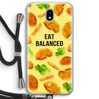 Eat Balanced: Samsung Galaxy J5 (2017) Transparant Hoesje met koord