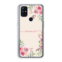 Rozen: OnePlus Nord N10 5G Transparant Hoesje