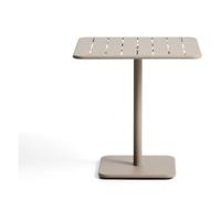 Kave Home Brai tuintafel 70x70 cm gegalvaniseerd Taupe
