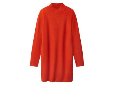 esmara Gebreide dames jurk (Sinaasappel, S (36/38))
