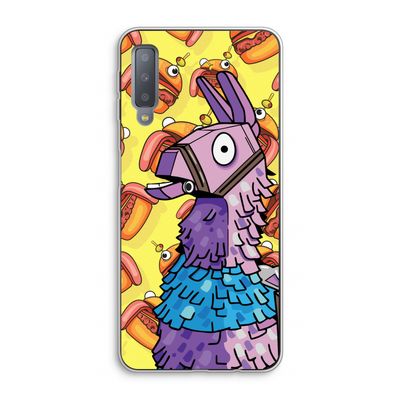 Loot Burger: Samsung Galaxy A7 (2018) Transparant Hoesje