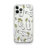 Papegaai: iPhone 12 Pro Max Transparant Hoesje