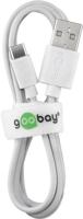 Goobay 45563 USB-kabel USB 2.0 1 m USB A USB C Wit - thumbnail
