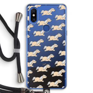 Ponys: Xiaomi Mi Mix 3 Transparant Hoesje met koord