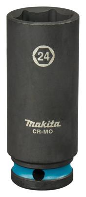 Makita Krachtdop Impact Black, 1/2 24mm lang - E-16520