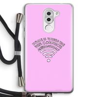 Home Is Where The Wifi Is: Honor 6X Transparant Hoesje met koord