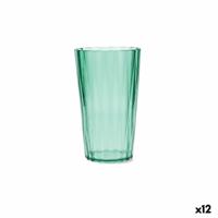 Waterglas Quid Iris Groen Plastic 600 ml (12 Stuks)