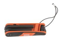 Bahco Stiftsleutelset | zeskant | met Kevlar-koord | gefosfateerd | metrisch - 7-delig - inklapbaar - TAHBE-9777B