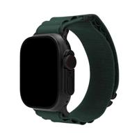 Mobilize Nylon Watch Band - Alpine - Black Connector - for Apple 42/44/45/49mm - Dark Green