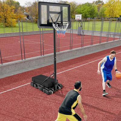 Zandzak voor Basketbalkorfstandaard tot 136 kg Zand Verzwaarde Grondanker voor Mobiele Basketbalmanden Waterafstotend Zwart