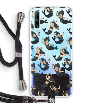 Zeemeermin: Huawei P Smart Pro Transparant Hoesje met koord