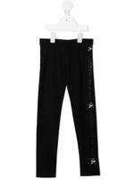Calvin Klein Kids legging à logo imprimé - Noir