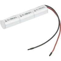 Mexcel Inline L1x3 Accupack Aantal cellen: 3 Batterijgrootte: Sub-C Geschikt voor hoge temperaturen, Kabel, Flat-top NiCd 3.6 V 1800 mAh