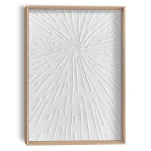 Reinders - Beams White - Craft Art Schilderij 40x30cm Hout