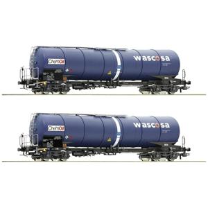 Roco 77046 H0 2-delige set ketelwagens van de Chemoil