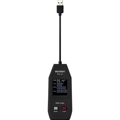 VOLTCRAFT PM-42 USB-A-tester met inschakeling van belasting