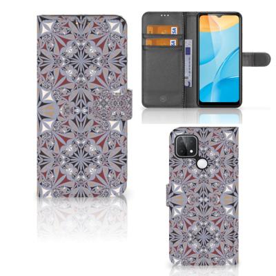OPPO A15 | Bookcase | Flower Tiles