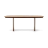 Kave Home Litto eettafel 200x100 cm walnoot
