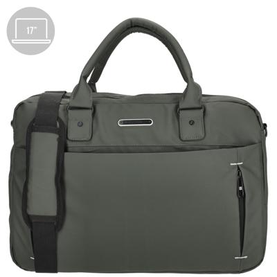 Enrico Benetti Waterproof Laptop Schoudertas Northern 17'' Olijf