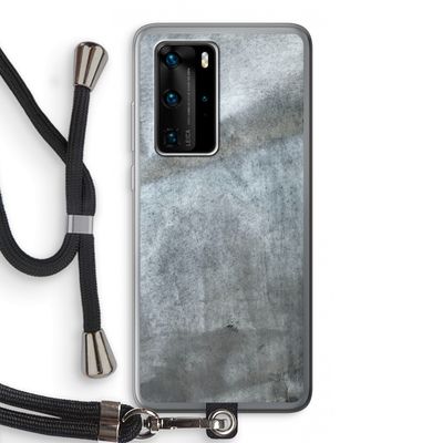 Grey Stone: Huawei P40 Pro Transparant Hoesje met koord