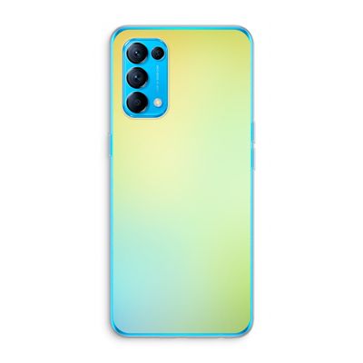 Minty mist pastel: Oppo Find X3 Lite Transparant Hoesje