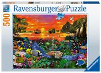 Ravensburger puzzel 500 stukjes Schildpad in het rif