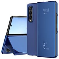 Lunso - Samsung Galaxy Z Fold4 - Window view cover hoes - Blauw